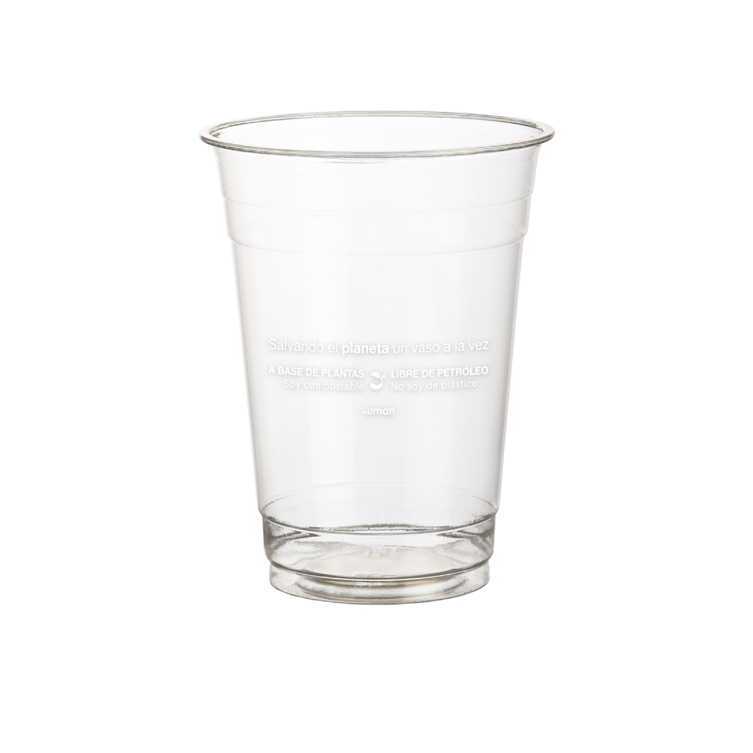Vaso Cónico 16 oz Con Leyenda (50 uds)