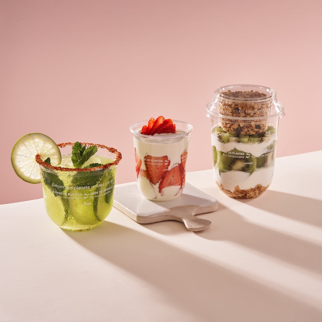 Vaso Redondo 12 oz Con Leyenda (50 uds)