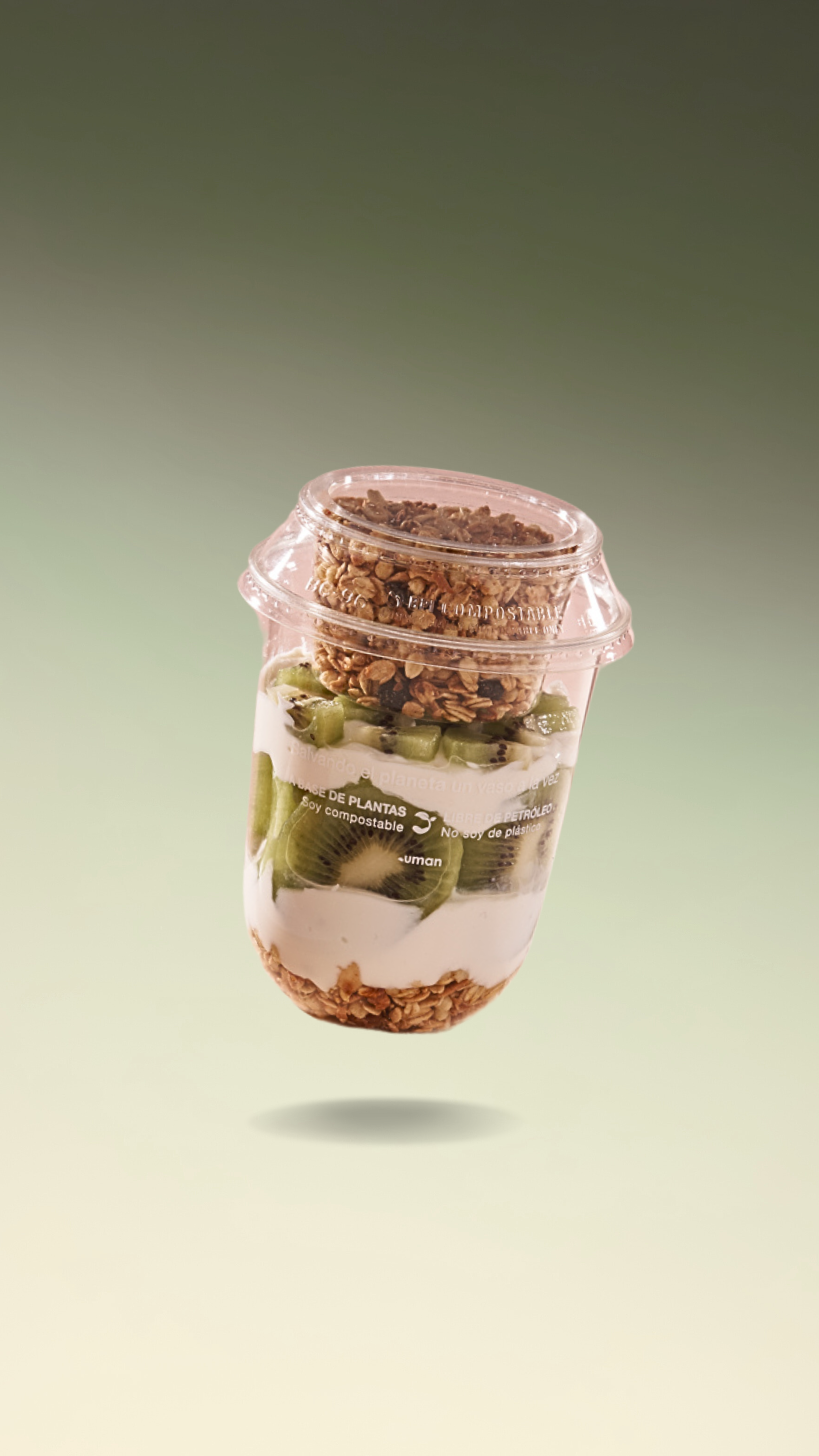 Kits Parfait Compostables | Vaso + Porcionador + Tapa | Colombia – Uman ...