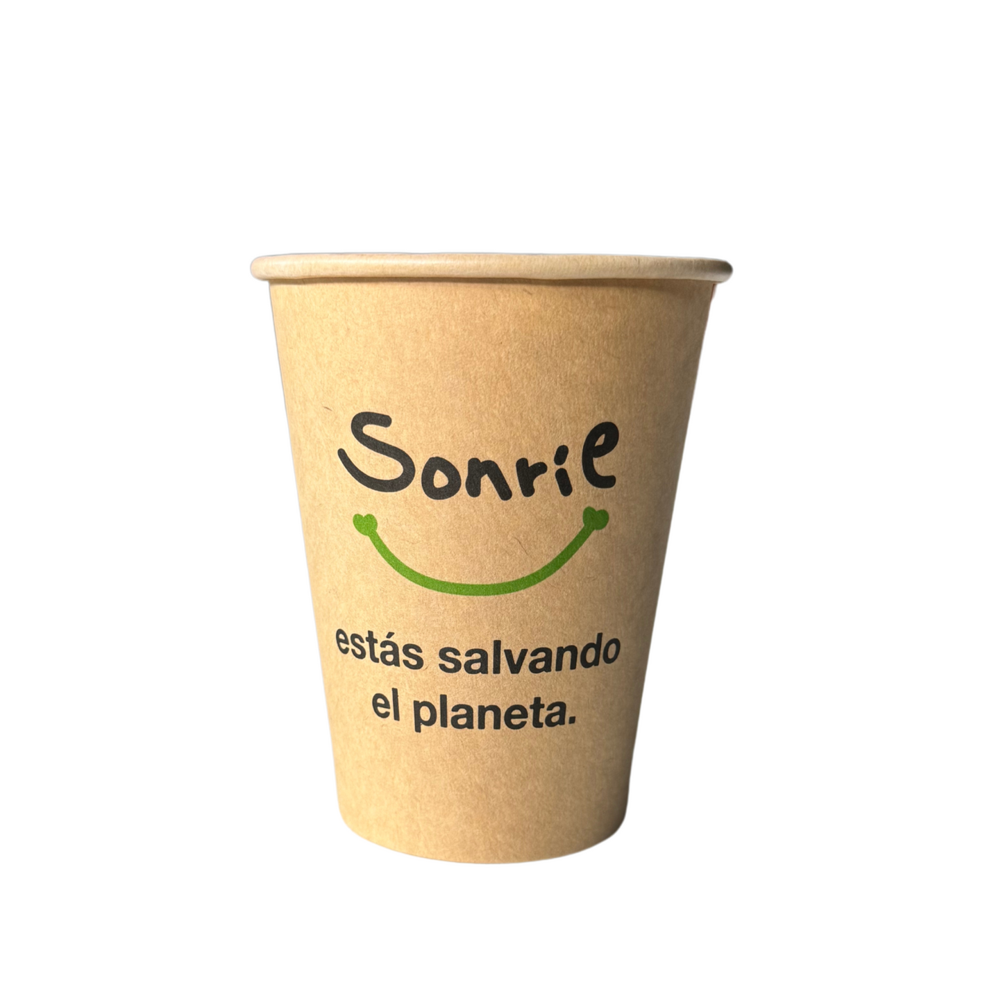 Vaso Cónico Papel 12 oz Con Leyenda (50 uds)