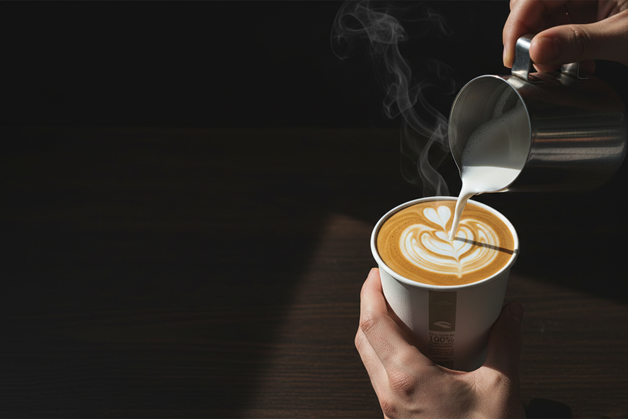 Banner capuccino ángulo mejorado